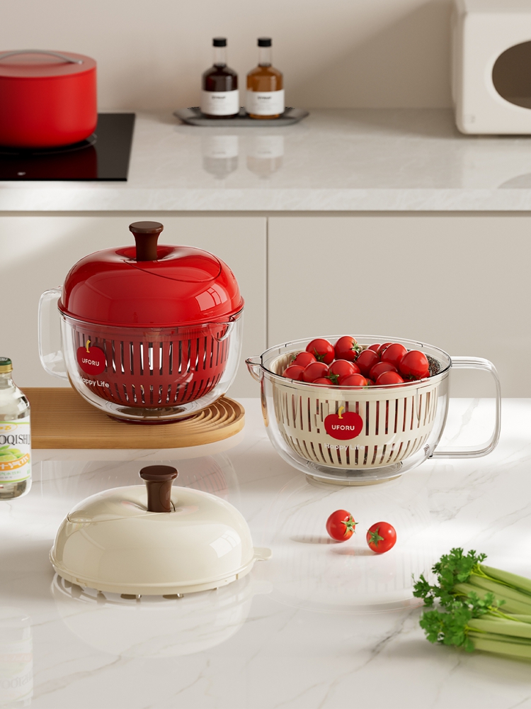 Joined Large Salad Spinner wit - огляд і ціна Xxl Food Storage Container