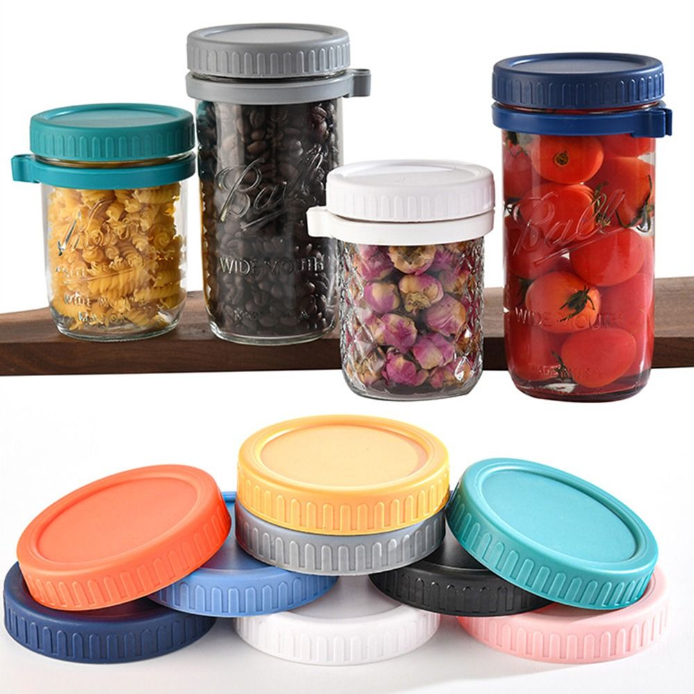 1pc 70mm/86mm Reusable Plastic - огляд і ціна Food Storage Jars With Lids