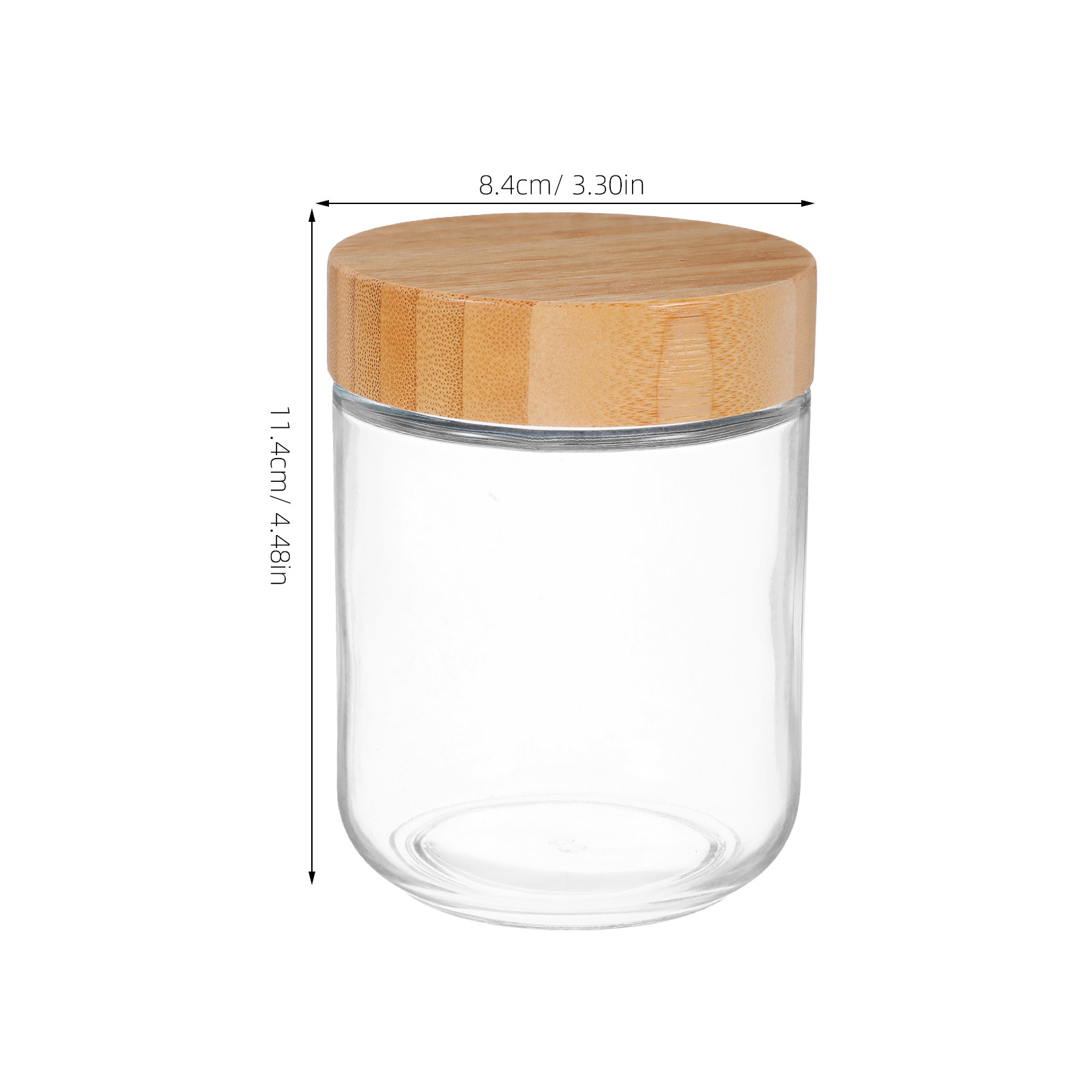 4Pcs Transparent Glass Jars wi - огляд і ціна Food Storage Jars Airtight