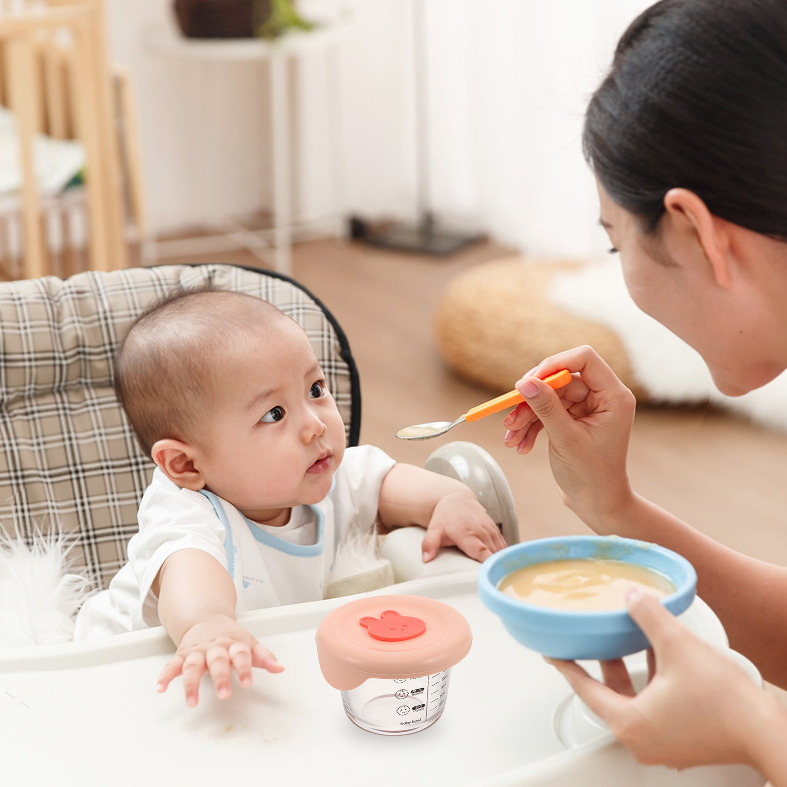 2Pcs Baby Food Storage Contain - огляд і ціна Food Storage Glass Box
