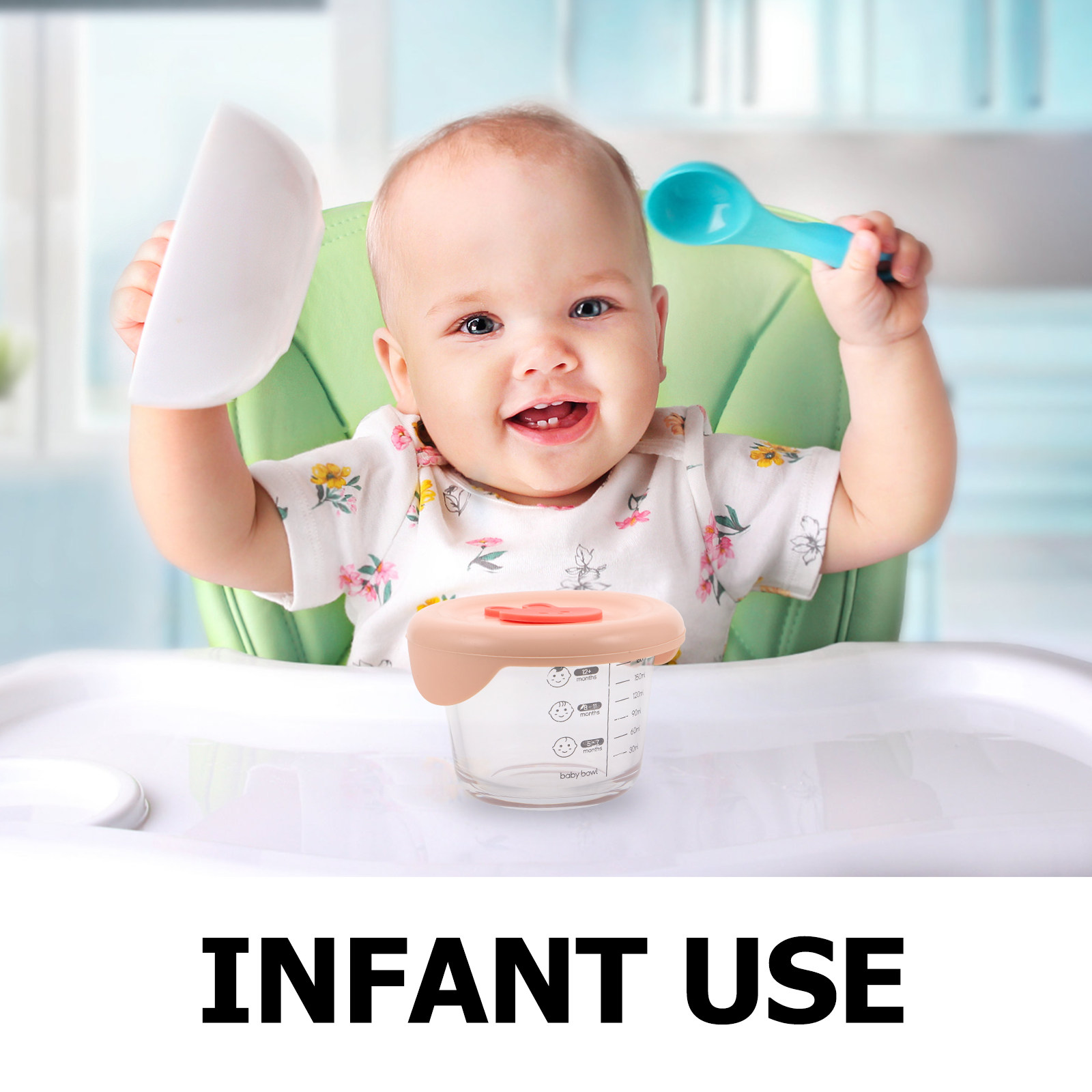 2Pcs Baby Food Storage Contain - огляд і ціна Food Storage Glass Box