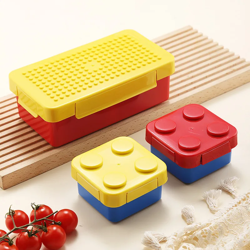 Building Block Lunch Box Color - огляд і ціна Food Storage Building