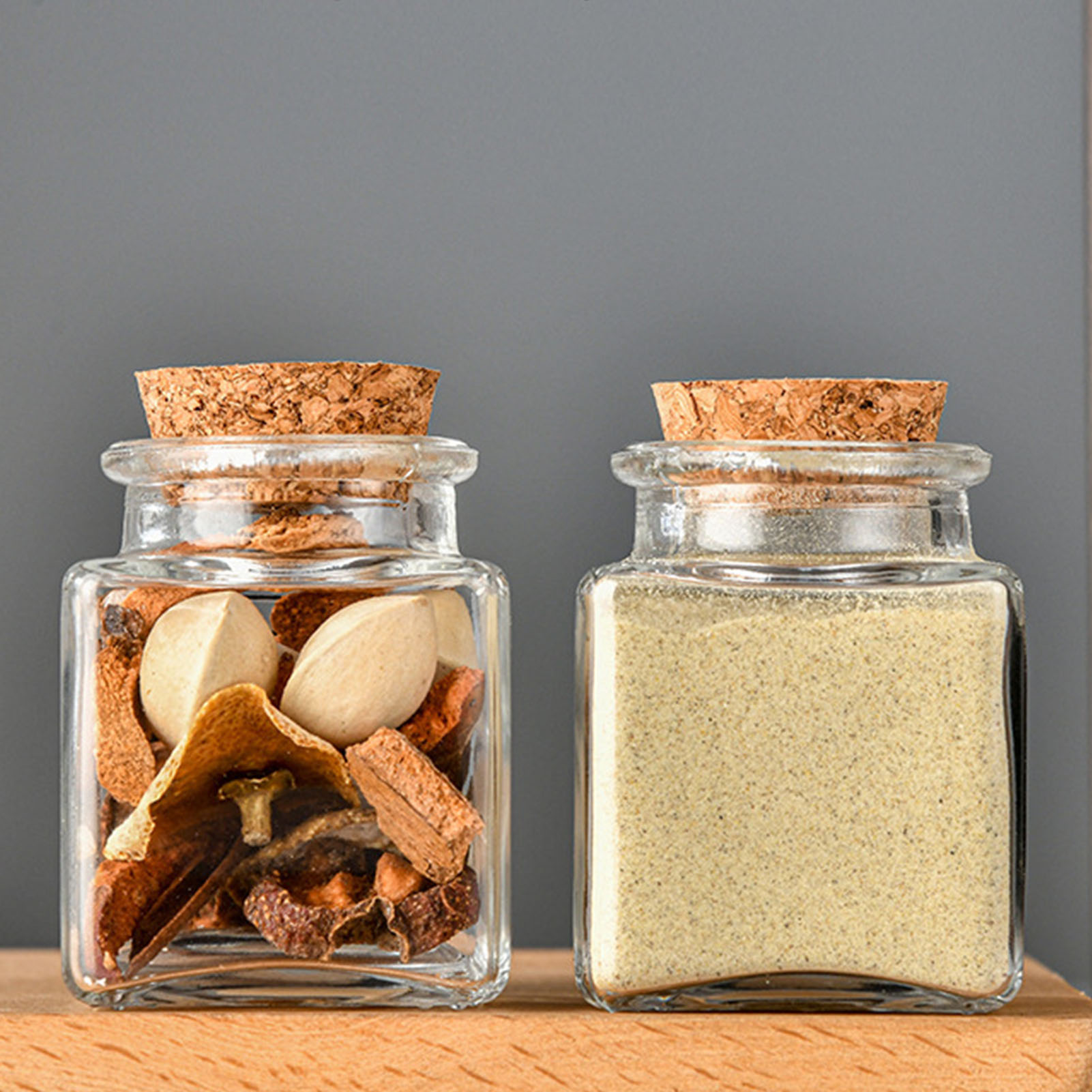 1/5/10Pcs Glass Storage Jars K - огляд і ціна Food Storage Jars With Lids