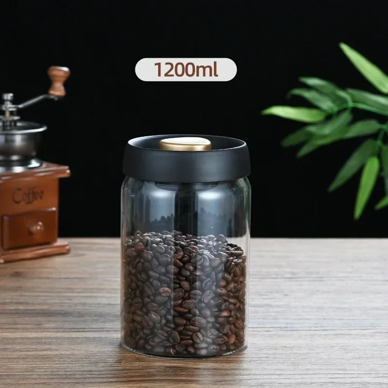 Coffee beans vacuum sealed jar - огляд і ціна Food Storage Set Glass