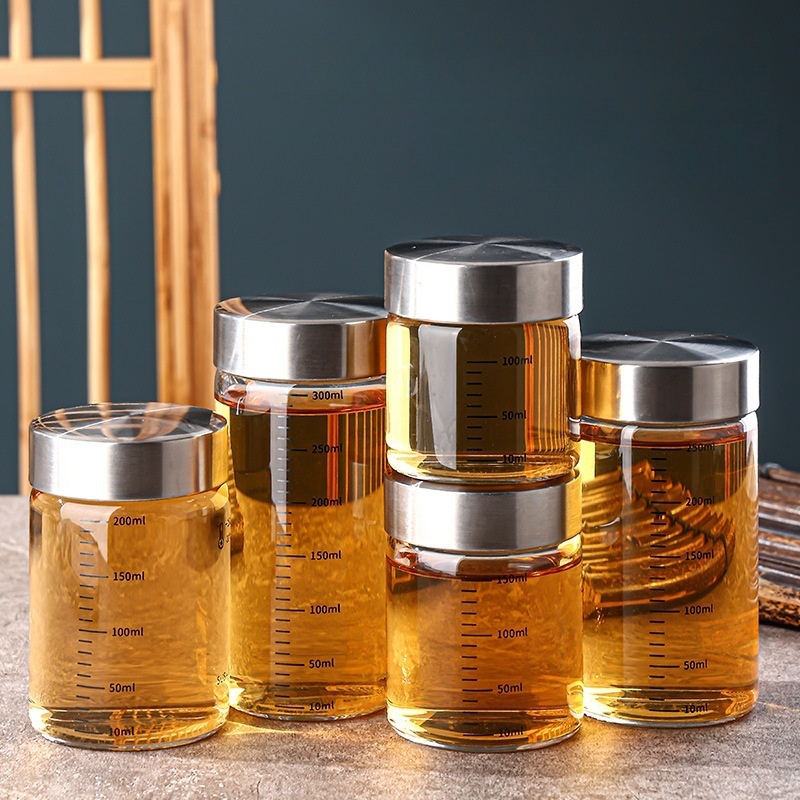2Pcs 100-500ml Glass Storage C - огляд і ціна Food Storage Set Glass