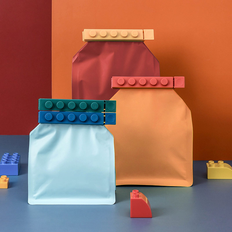 4pcs Building Block Snack Seal - огляд і ціна Food Storage Building