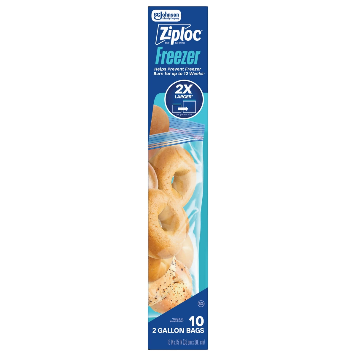 Ziploc Two Gallon Freezer Bags - огляд і ціна Food Storage Ziploc