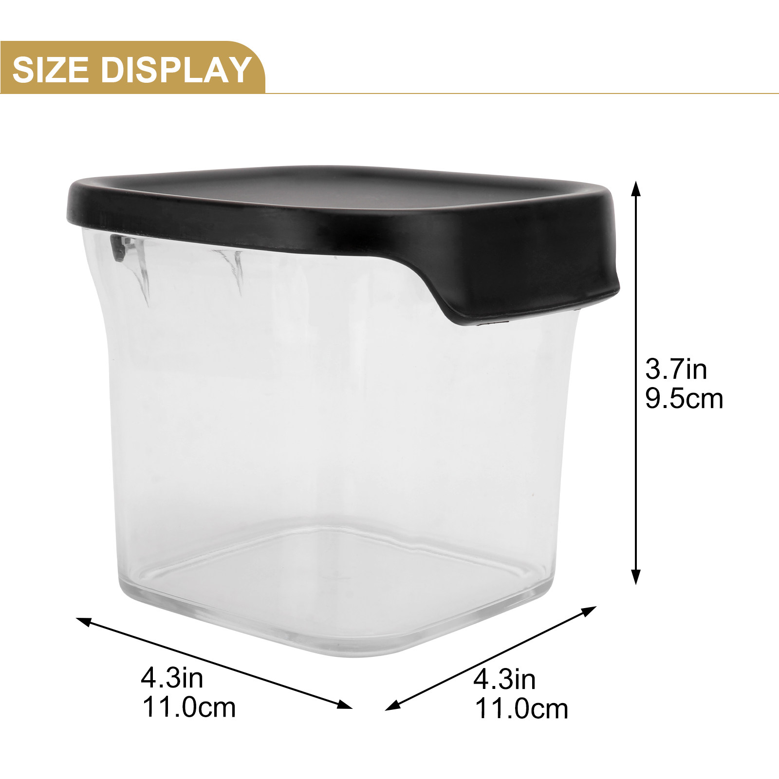 630Ml Food-Grade Transparent A - огляд і ціна Food Storage Jars Airtight