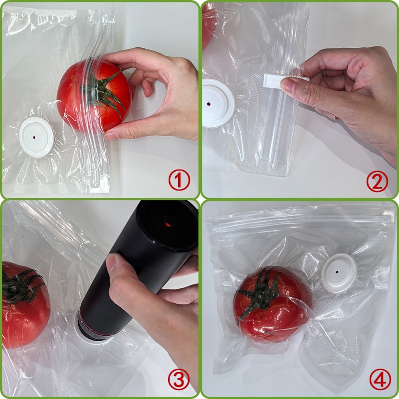 New Reusable Air Vacuum Storag - огляд і ціна Food Storage Bag Organizer