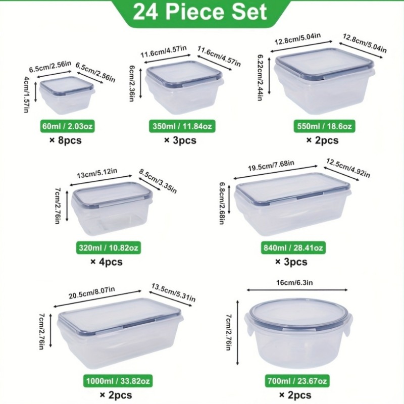 48PCS BPA-Free Food Storage Se - огляд і ціна Food Storage In Pantry