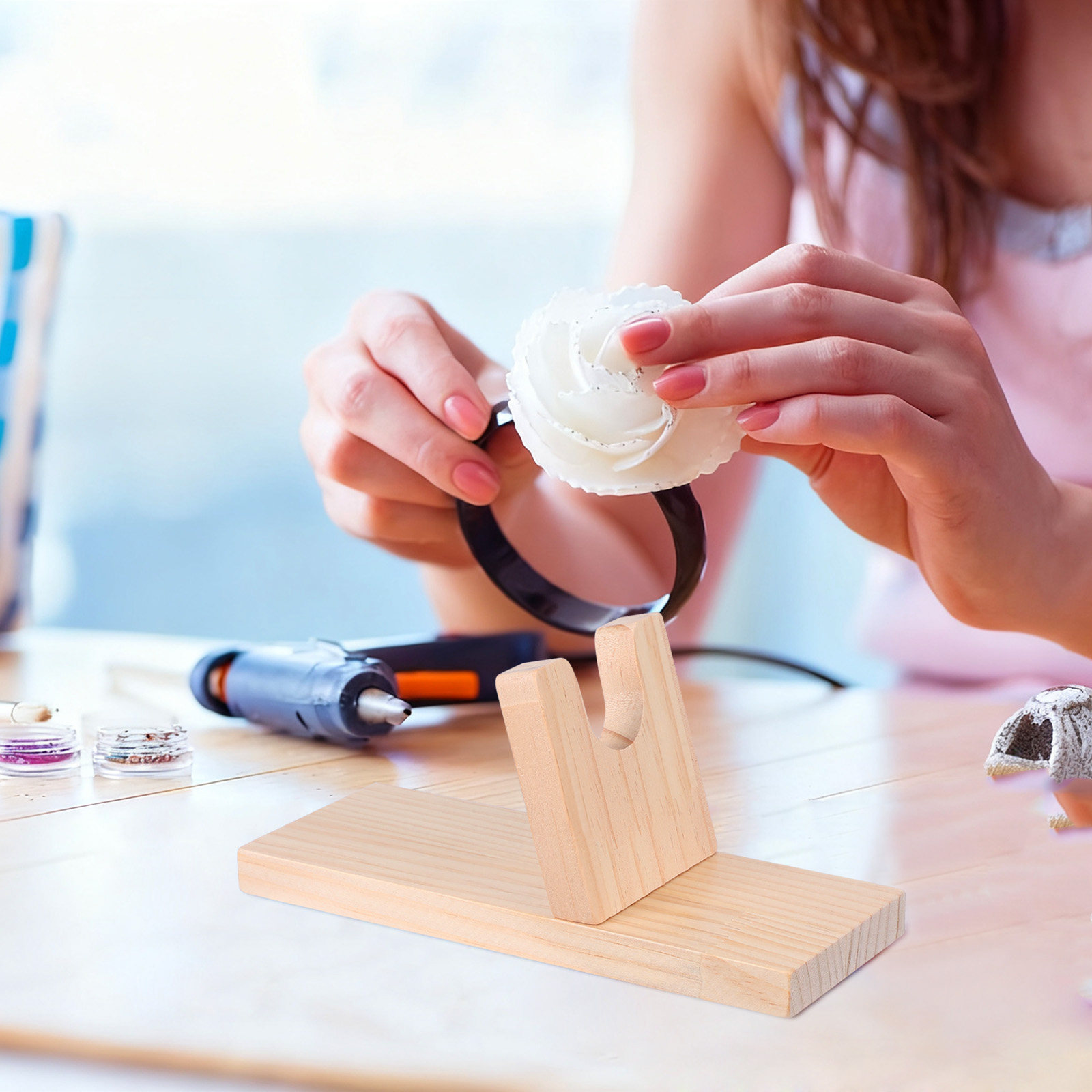 Wood Storage Rack for Hot Glue - огляд і ціна Food Storage Building
