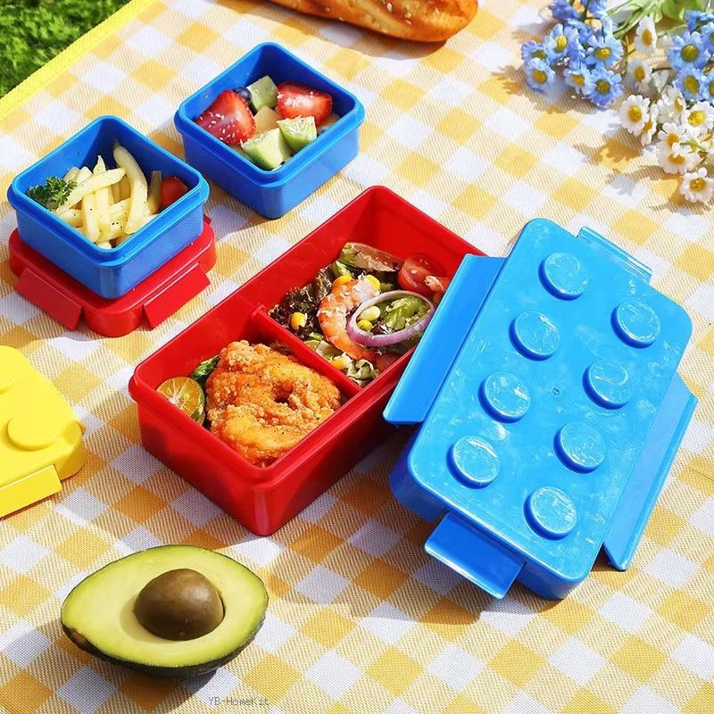 DIY Building Block Lunch Box M - огляд і ціна Food Storage Building