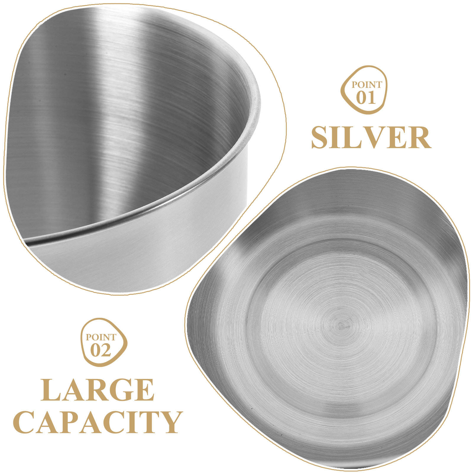 Deep Stainless Steel Mixing Bo - огляд і ціна Food Storage Meals