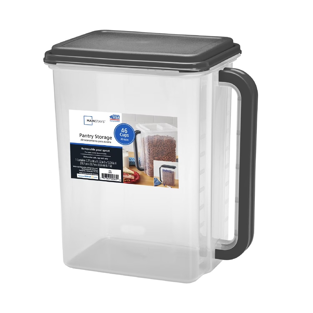 Large Capacity Plastic Food St - огляд і ціна Food Storage In Pantry