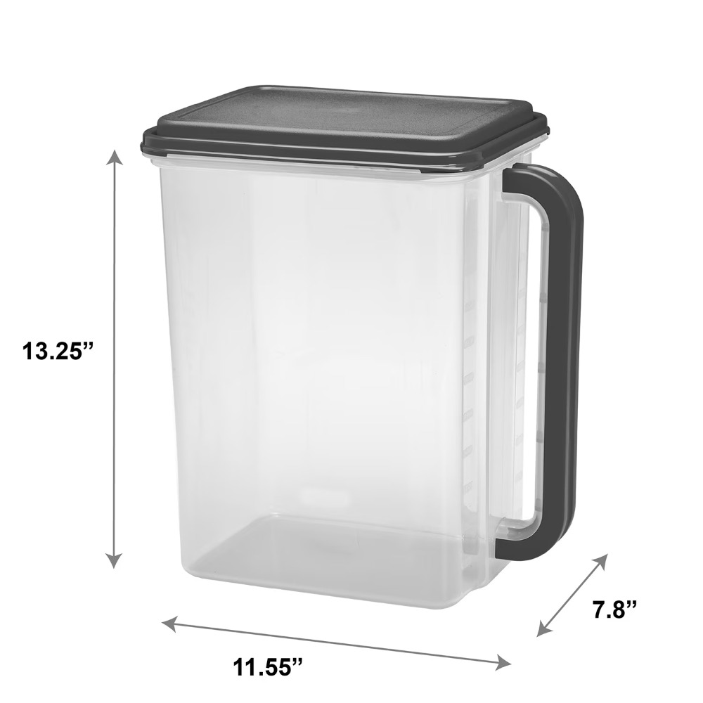 Large Capacity Plastic Food St - огляд і ціна Food Storage In Pantry