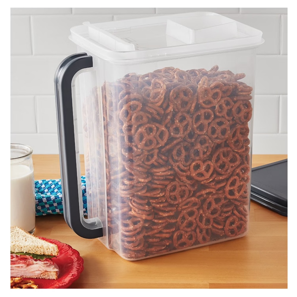 Large Capacity Plastic Food St - огляд і ціна Food Storage In Pantry