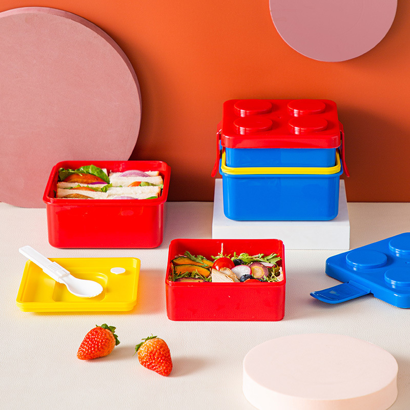 DIY Building Block Lunch Box M - огляд і ціна Food Storage Building