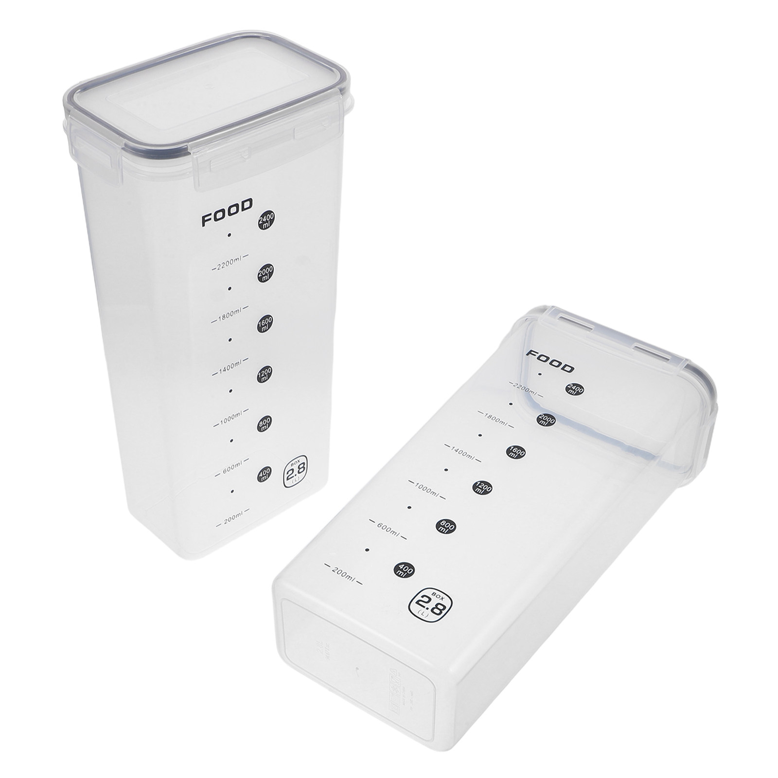 2Pcs Grain Storage Containers  - огляд і ціна Food Storage Jars Airtight
