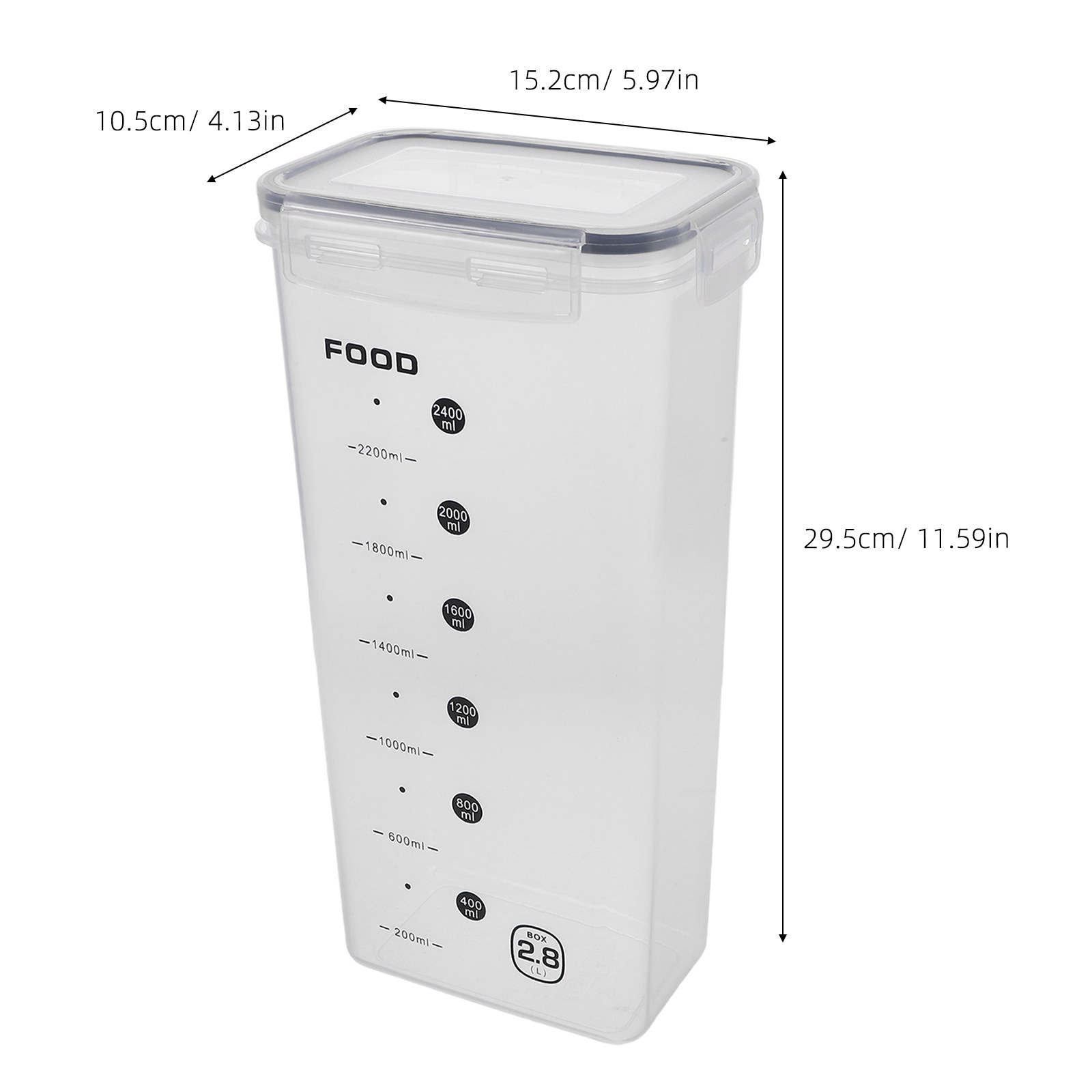2Pcs Grain Storage Containers  - огляд і ціна Food Storage Jars Airtight