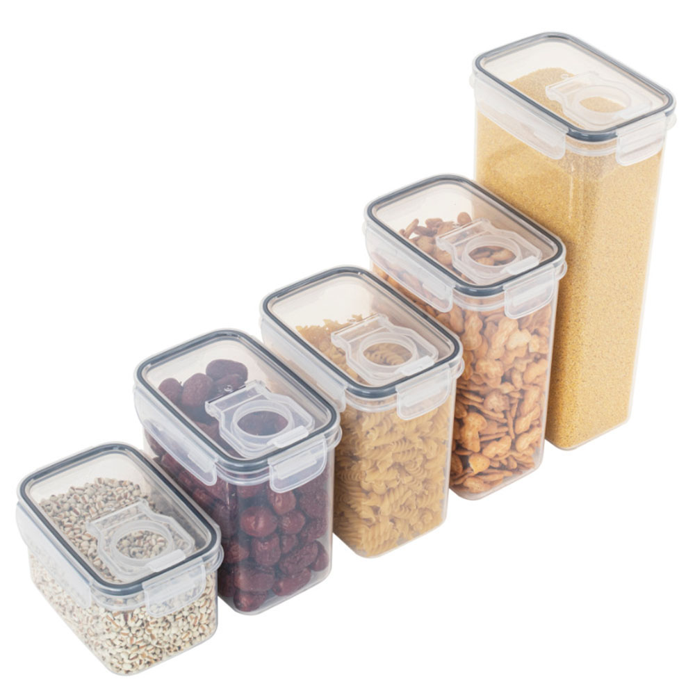 Sealed Plastic Food Storage Bo - огляд і ціна Food Storage Jars With Lids