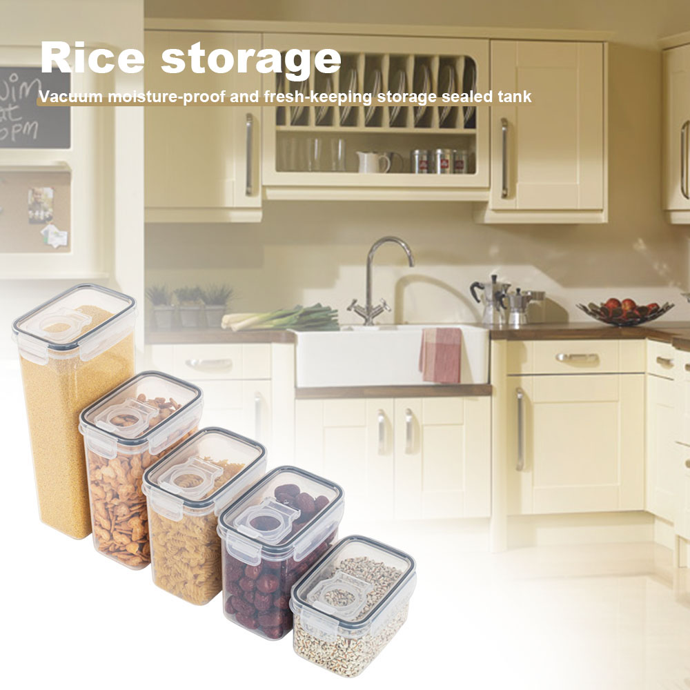 Sealed Plastic Food Storage Bo - огляд і ціна Food Storage Jars With Lids